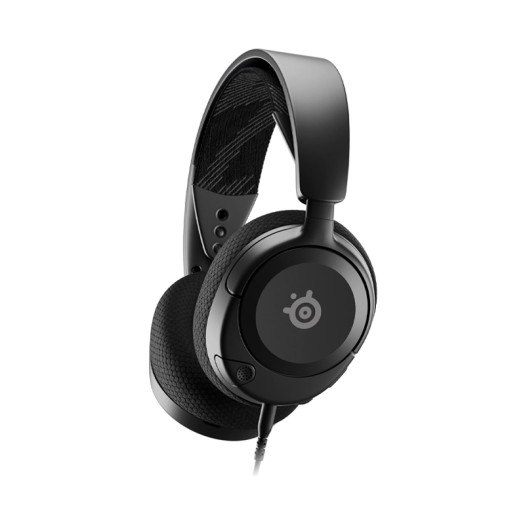 SteelSeries Arctis Nova 1 Multi-System Gaming Headset — Hi-Fi Drivers — 360° Spatial Audio — Comfort Design — Durable — Ultra Lightweight — Noise-Cancelling Mic — PC, PS5/PS4, Switch, Xbox - Black